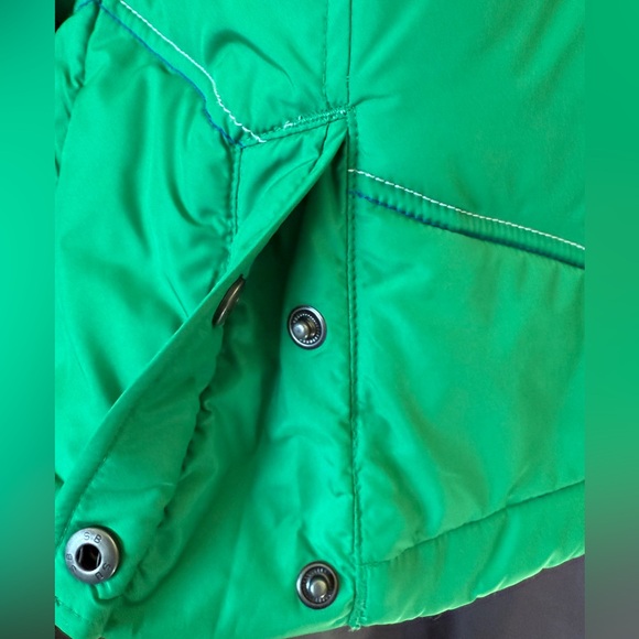 Columbia Interchange 3-in-1 Kelly Green Puffer Vest with Fleece Hoodie Women’s S - Picture 7 of 15